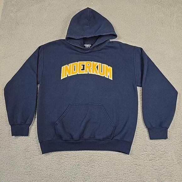 Gildan Other - Unisex Gildan Dry Blend Hoodie 50% Poly /50% cotton Blue Medium Inderkum